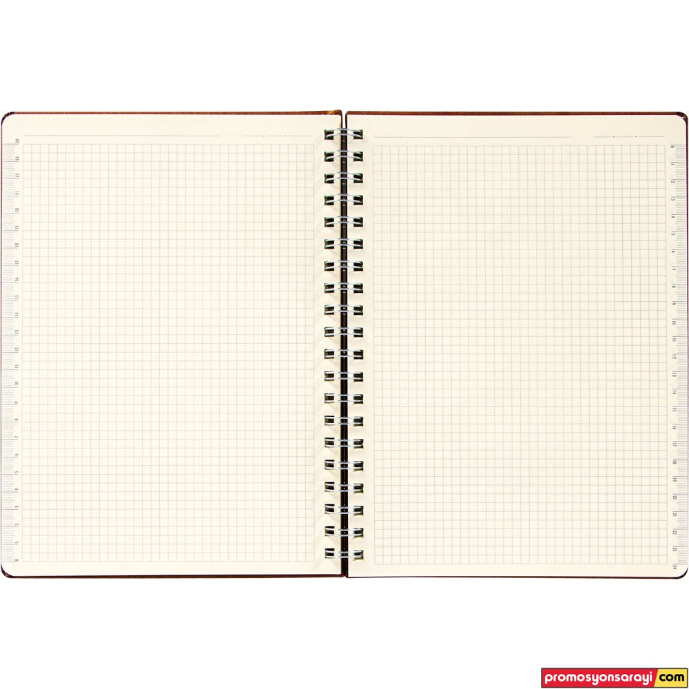 PSBaclar-20x28 Spiralli Tarihsiz Defter